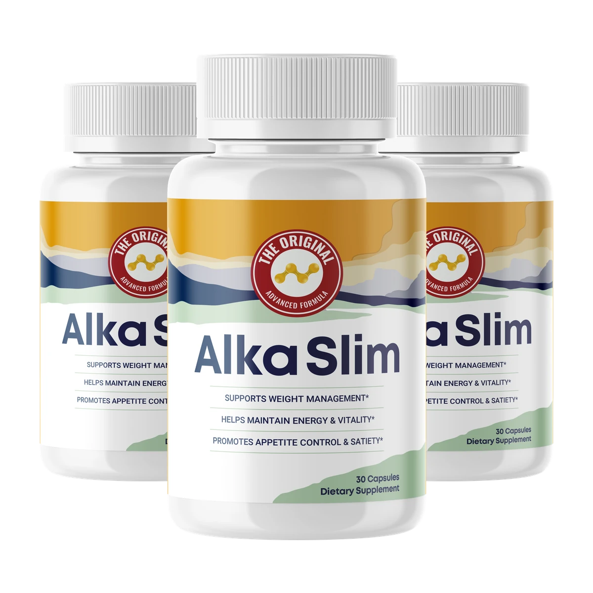 AlkaSlim 3 Bottles, 90 Day Supply