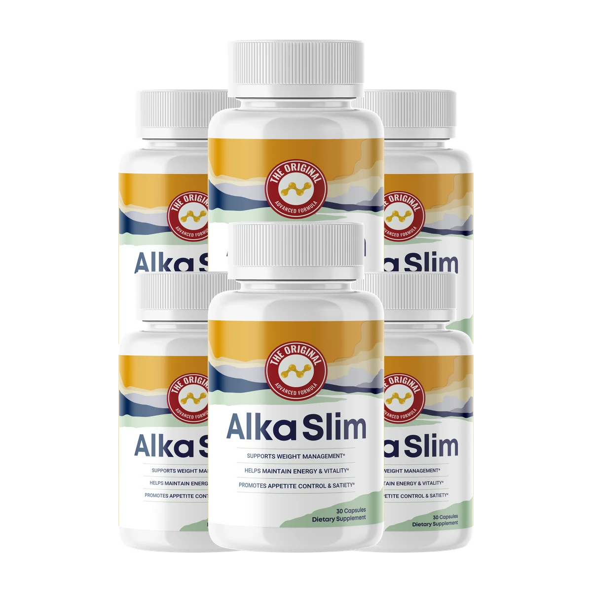 AlkaSlim 6 Bottles, 180 Day Supply